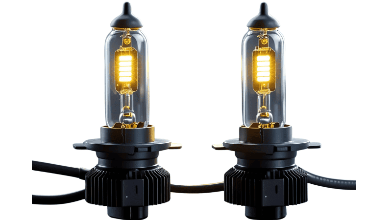 Worn-out Headlight Bulbs