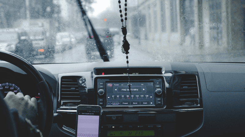 Driving a vehicle in bad weather