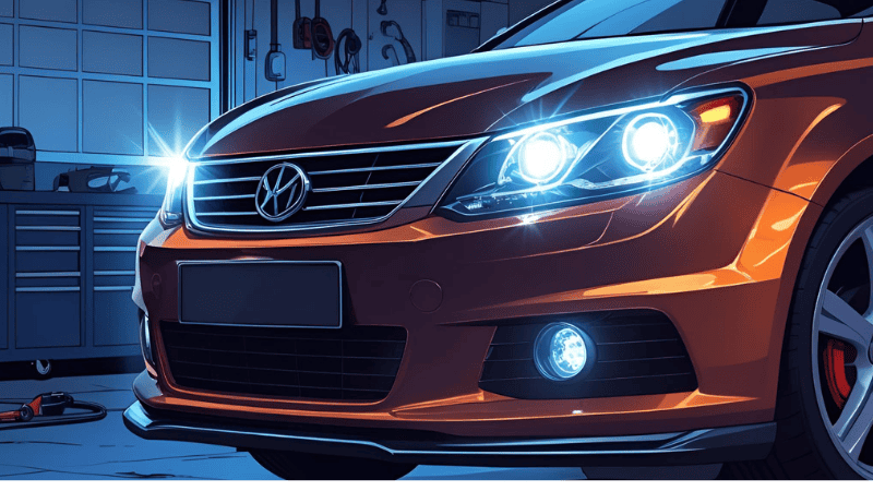 car headlight Hyper Flashing
