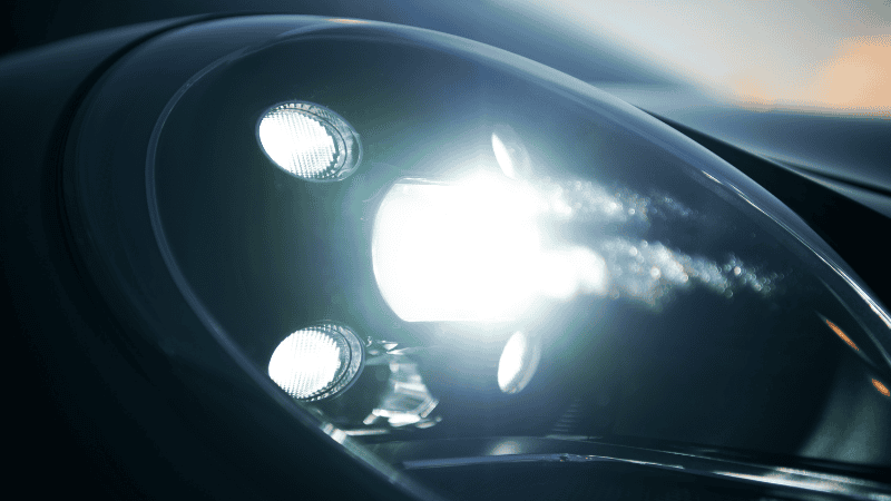 a working LED headlight