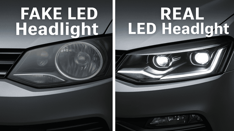 How to Spot Fake LED Headlights