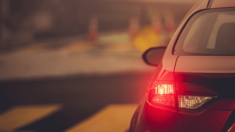 Turn Signal on car