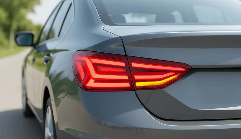 LED tail lights that do not cause glare to other drivers