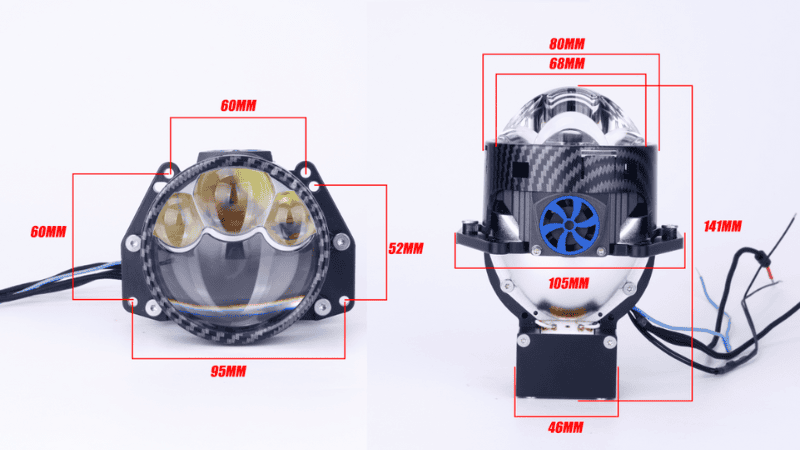LS-62 headlight size