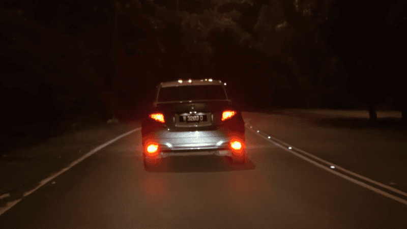 Rear fog lights Improved Road Safety