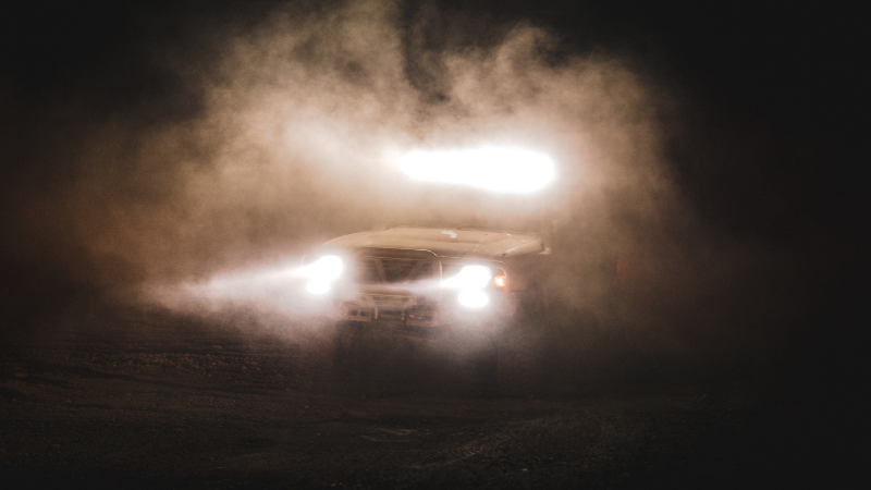 use headlight on dark