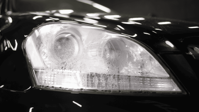Water in the headlight