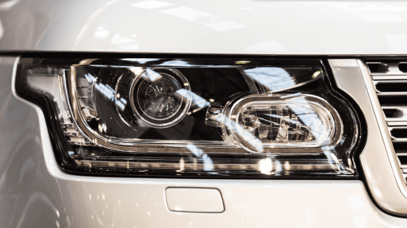 a car headlight
