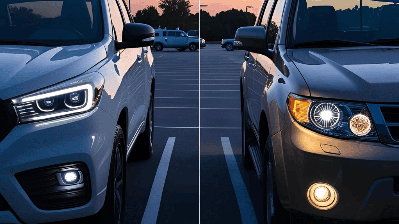 LED Lens Headlights vs. Reflector Headlights