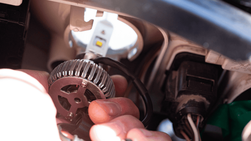 Install the LED Headlight Bulbs