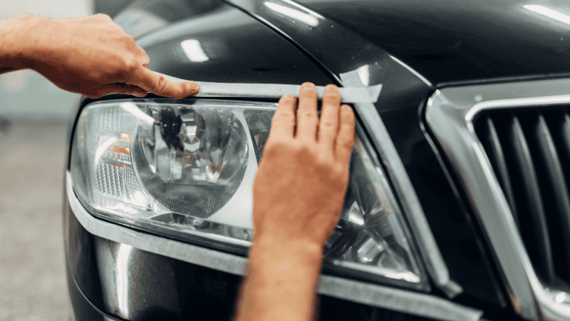 Carlightvision LED headlights in use