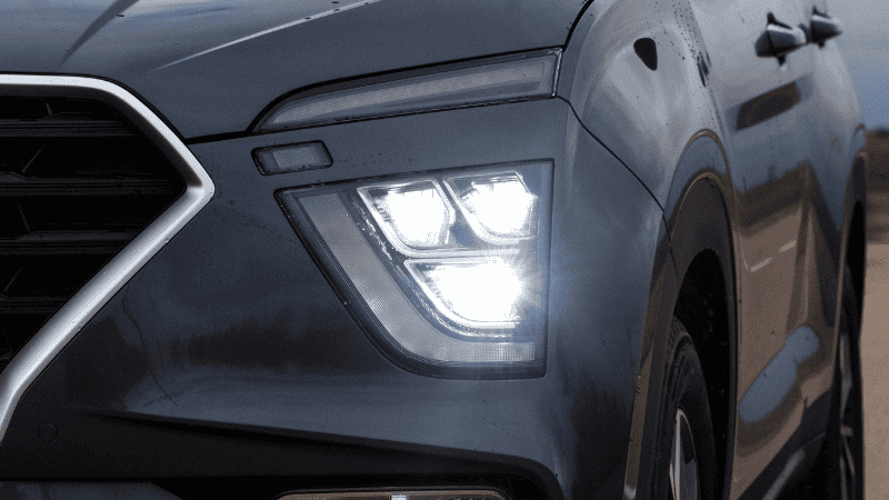 DIY installation of LED headlights in a car