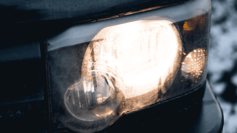 Halogen car headlight