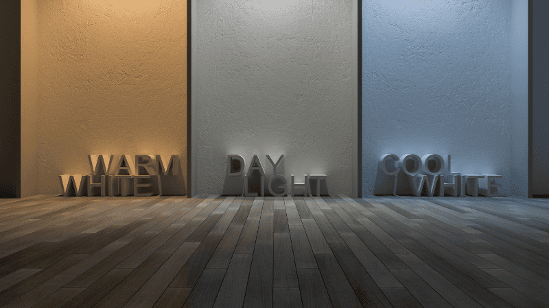 color Temperature of three types
