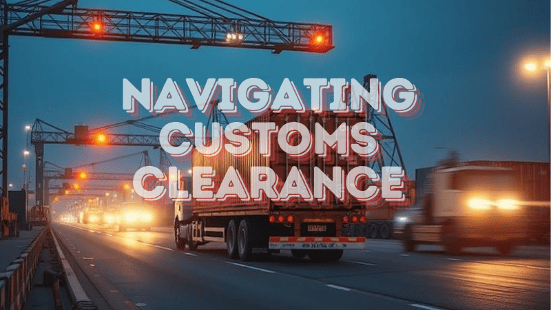 Car headlight shipment being transported in trucks