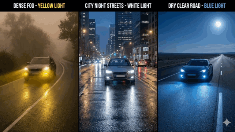 Yellow vs. White vs. Blue Fog Lights: Which is the Best?
