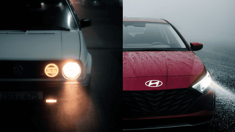 Yellow vs White Fog Lights