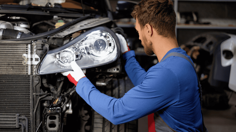 Installing new headlights
