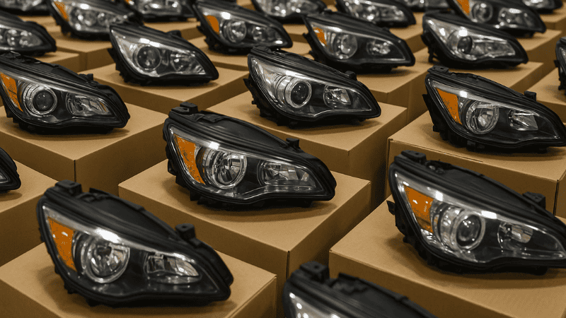 A headlight housing inventory by a well reputed seller