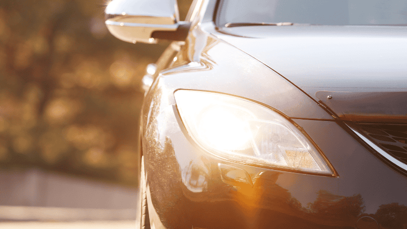 The headlights keep flashing.