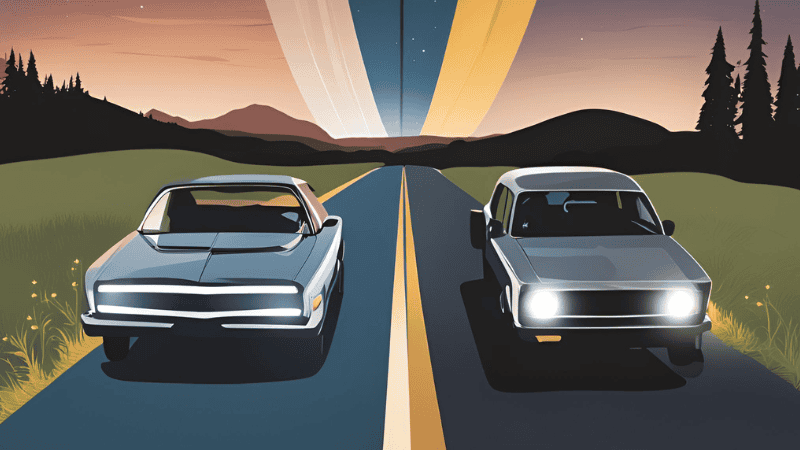  LED headlights vs. Halogen headlights 
