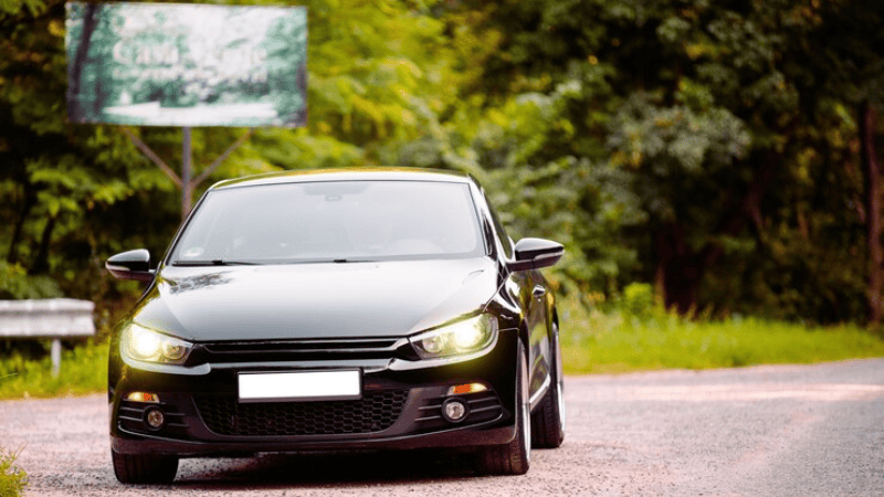 Dipped car lights help in nightime driving and avoid accidents on road