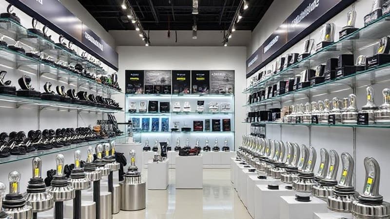 A Customer Choosing LED bulb