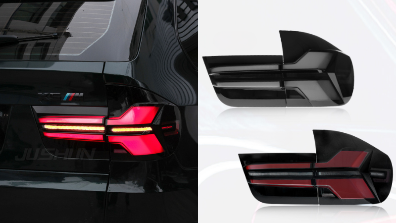 The LED taillights of the BMW X5 E70 are suitable for models 07 to 13.