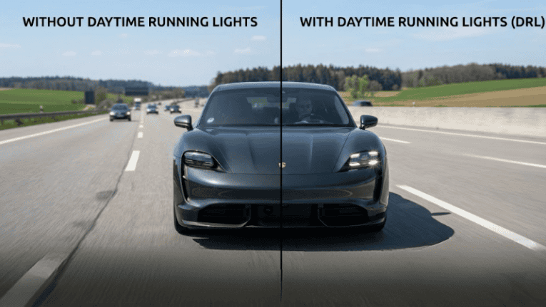 without daytime running lights vs with daytime running lights